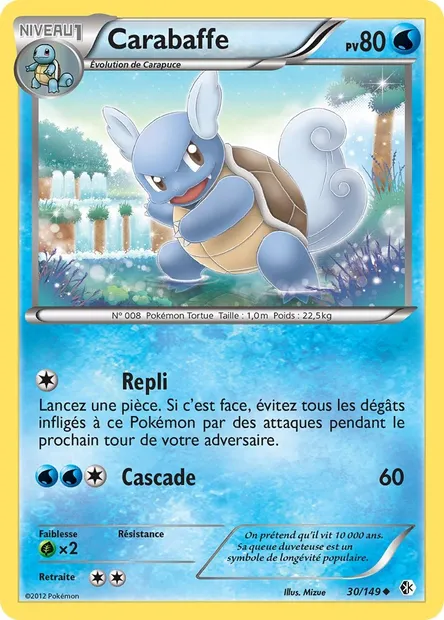 Carabaffe, carte Pokémon BCR 30 — extension Frontières Franchies