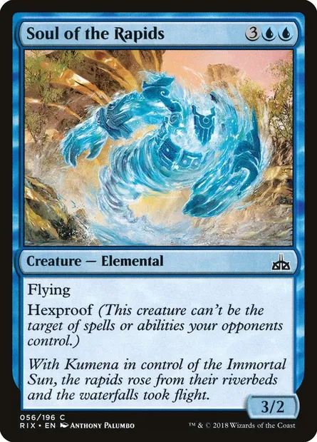 Soul of the Rapids, Magic card RIX 56 — Rivals of Ixalan set