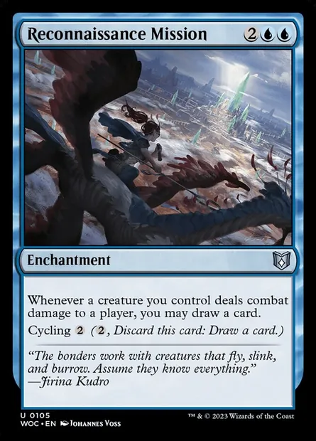 Reconnaissance Mission, Magic card WOC 105 — Wilds of Eldraine Commander set