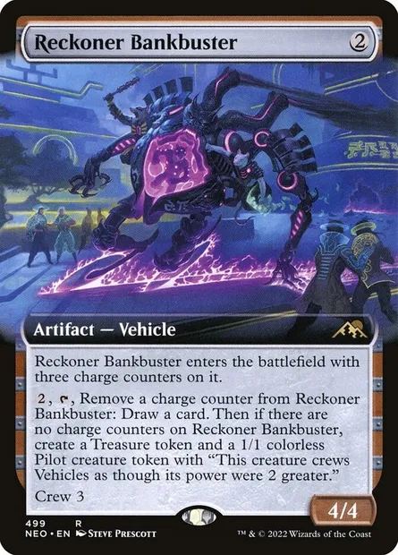 Reckoner Bankbuster, Magic card NEO 499 — Kamigawa: Neon Dynasty set