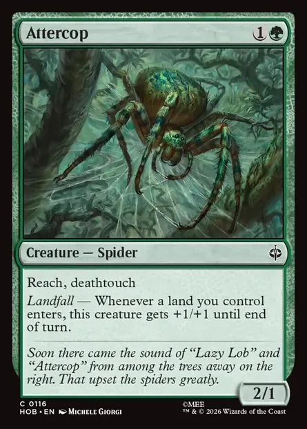 Attercop, Magic card HOB 116 — The Hobbit set