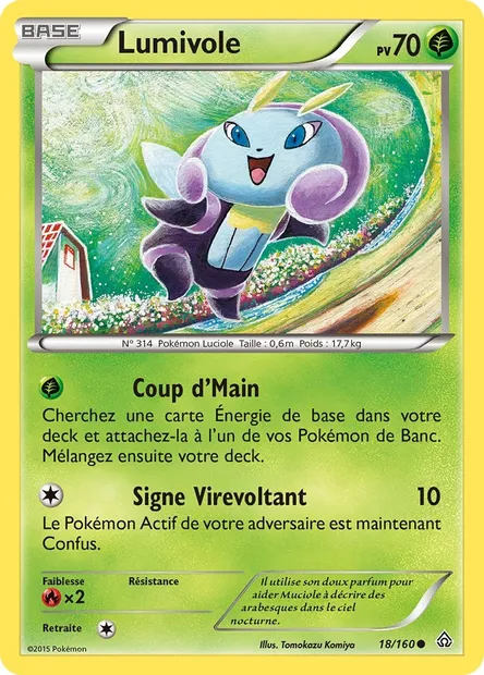 Lumivole, carte Pokémon PRC 18 — extension Primo-Choc