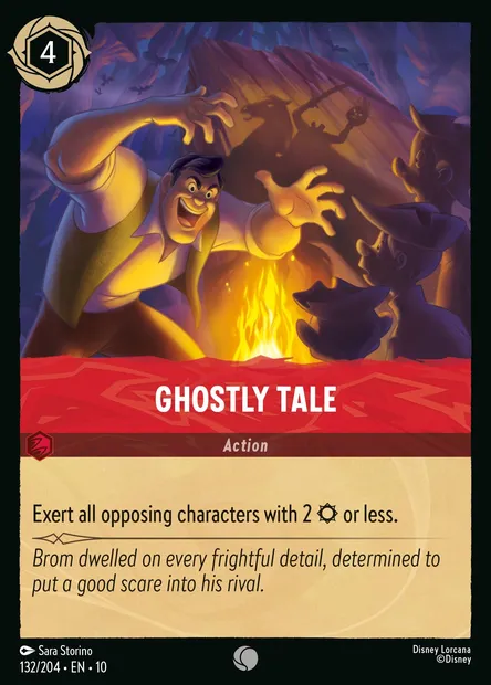 Ghostly Tale, Disney Lorcana card CH10-132 — Whispers in the Well set