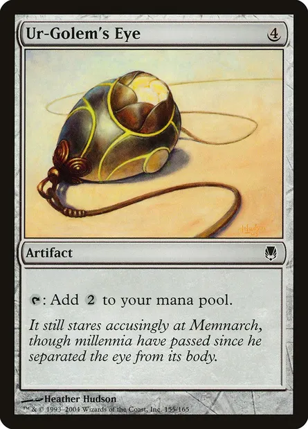Ur-Golem's Eye, Magic card DST 155 — Darksteel set