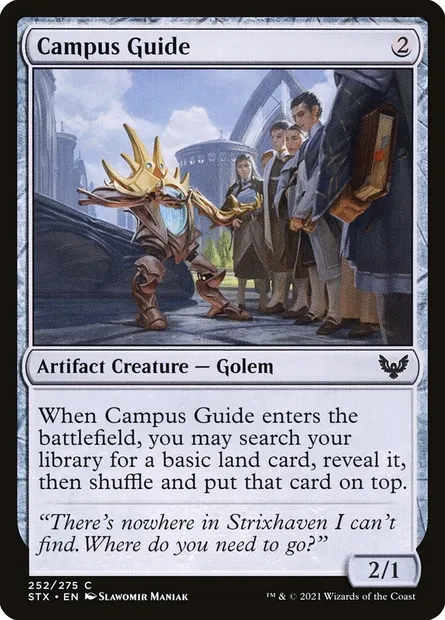 Campus Guide, Magic card STX 252 — Strixhaven: School of Mages set