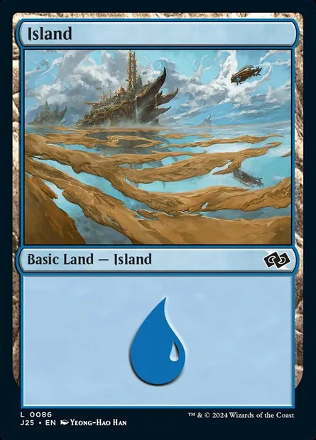 Island, Magic card J25 86 — Foundations Jumpstart set