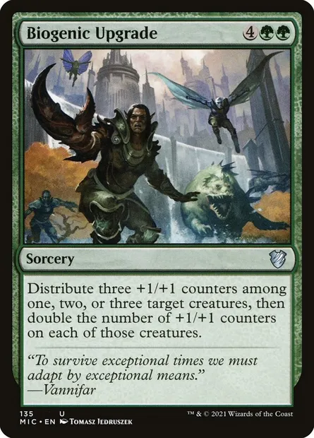 Biogenic Upgrade, Magic card MIC 135 — Midnight Hunt Commander set