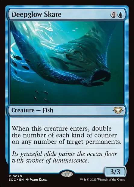 Deepglow Skate, Magic card EOC 70 — Edge of Eternities Commander set