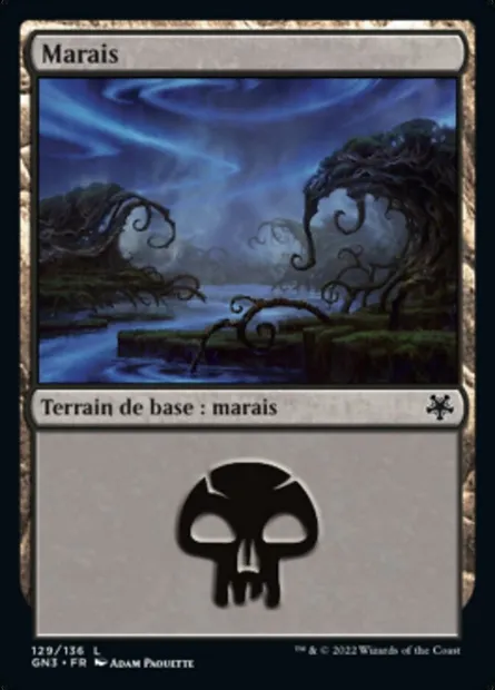 Marais, carte Magic GN3 129 — extension Game Night: Free-for-All