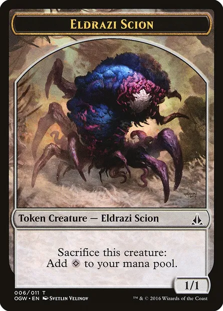 Eldrazi Scion, Magic card TOGW 6 — Oath of the Gatewatch Tokens set