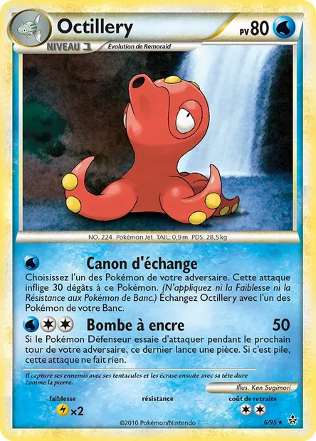 Octillery, carte Pokémon UL 6 — extension Déchaînement
