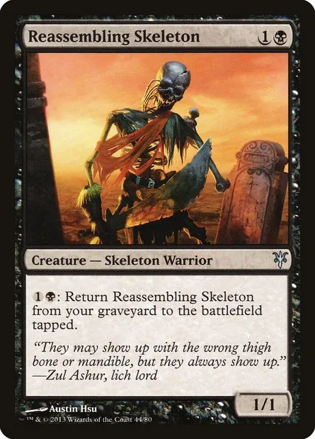 Reassembling Skeleton, Magic card DDK 44 — Duel Decks: Sorin vs. Tibalt set