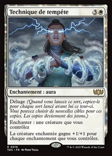 Technique de tempête, carte Magic TDC 16 — extension Tarkir: Dragonstorm Commander