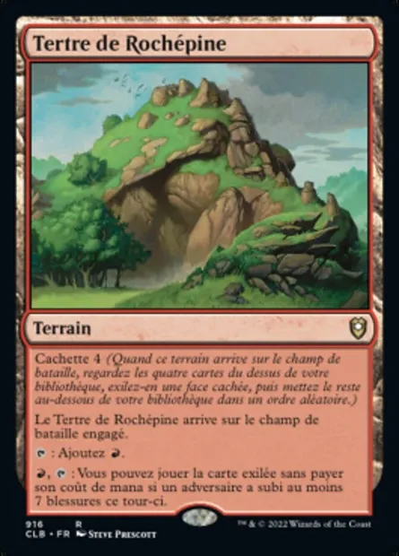 Tertre de Rochépine, carte Magic CLB 916 — extension Commander Légendes : la bataille de la Porte de Baldur