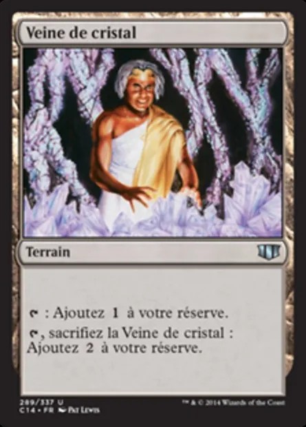 Veine de cristal, carte Magic C14 289 — extension Commander 2014