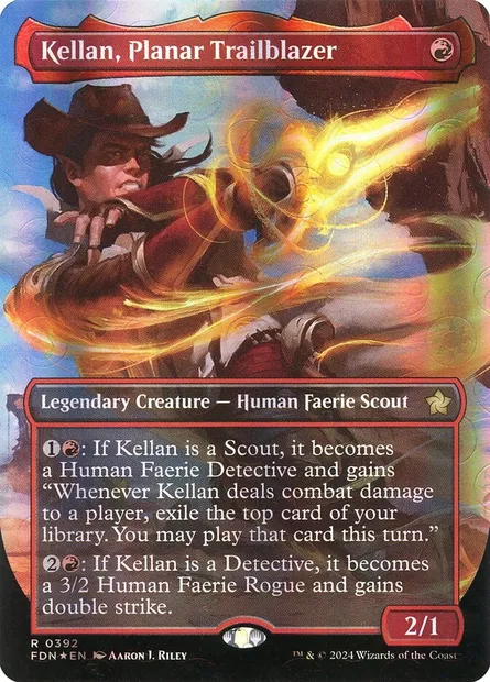 Kellan, Planar Trailblazer, Magic card FDN 392 — Foundations set