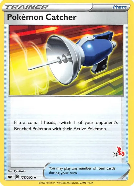 Pokemon Catcher, Pokémon card BA22 175-49 — Battle Academy 2022 set