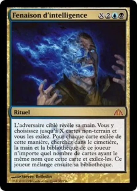 Fenaison d'intelligence, carte Magic DGM 95 — extension Le labyrinthe du dragon