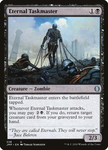 Eternal Taskmaster, Magic card JMP 228 — Jumpstart set