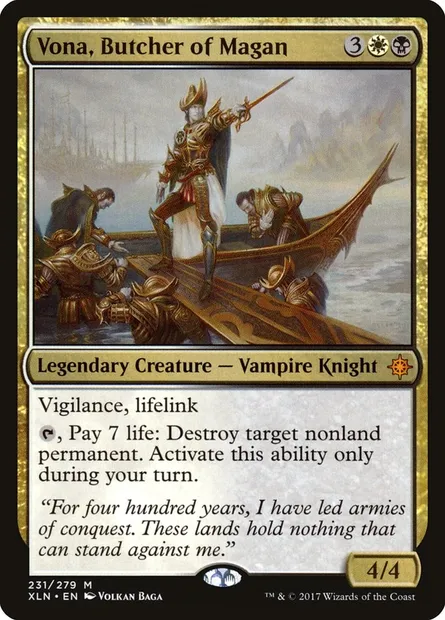 Vona, Butcher of Magan, Magic card XLN 231 — Ixalan set