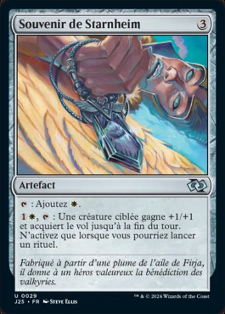 Souvenir de Starnheim, carte Magic J25 29 — extension Foundations Jumpstart