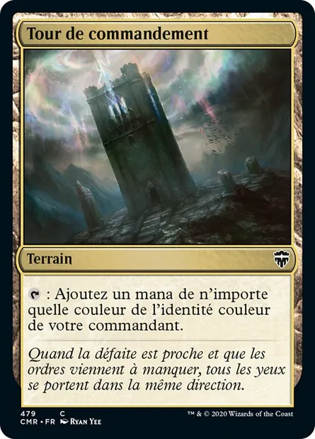 Tour de commandement, carte Magic CMR 479 — extension Commander Legends