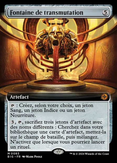 Fontaine de transmutation, carte Magic BIG 93 — extension The Big Score