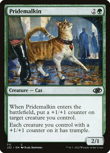 Pridemalkin, Magic card J22 711 — Jumpstart 2022 set