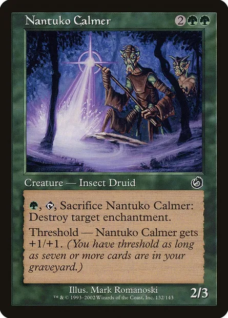 Nantuko Calmer, Magic card TOR 132 — Torment set