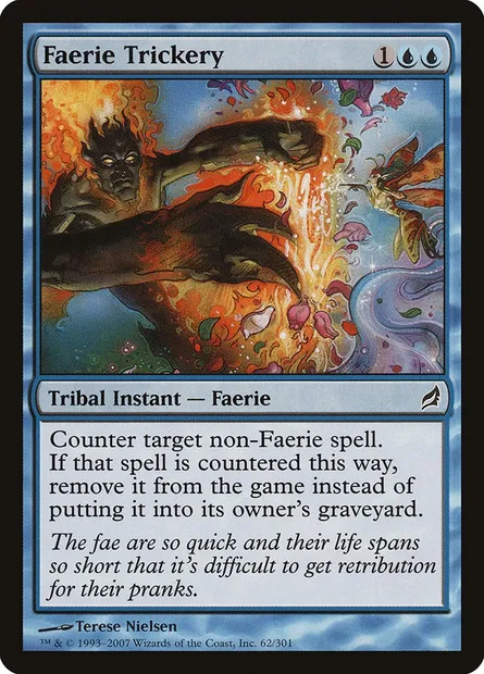 Faerie Trickery, Magic card LRW 62 — Lorwyn set