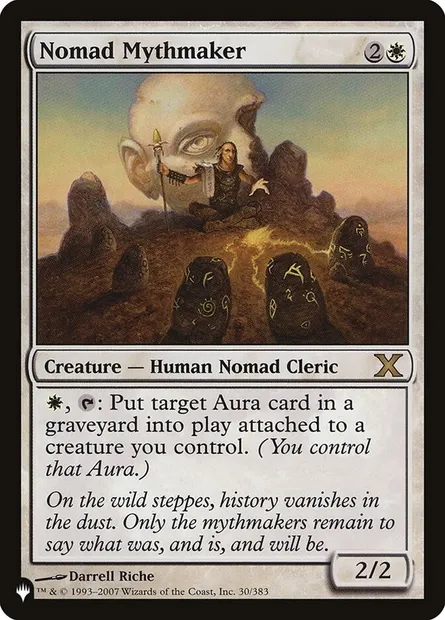 Nomad Mythmaker, Magic card PLST 10E-30 — The List set