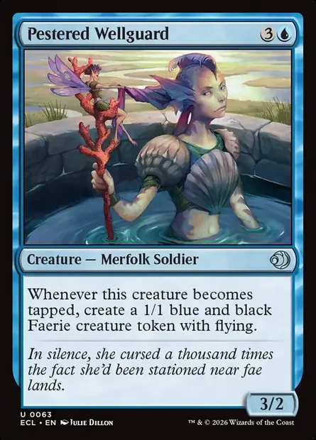 Pestered Wellguard, Magic card ECL 63 — Lorwyn Eclipsed set