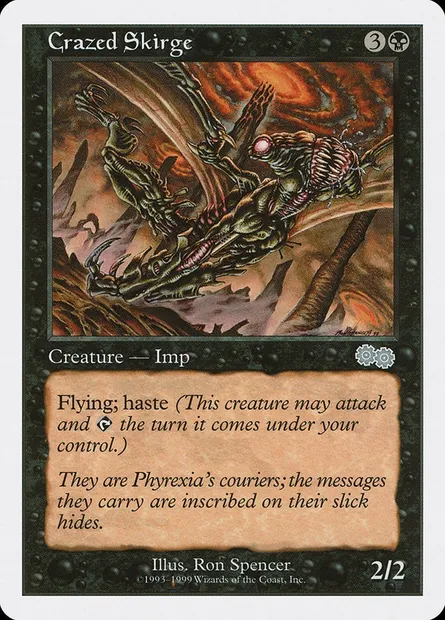 Scrige affolé, carte Magic BRB 16 — extension Battle Royale Box Set