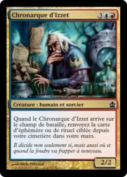 Chronarque d'Izzet, carte Magic CMD 205 — extension Commander 2011