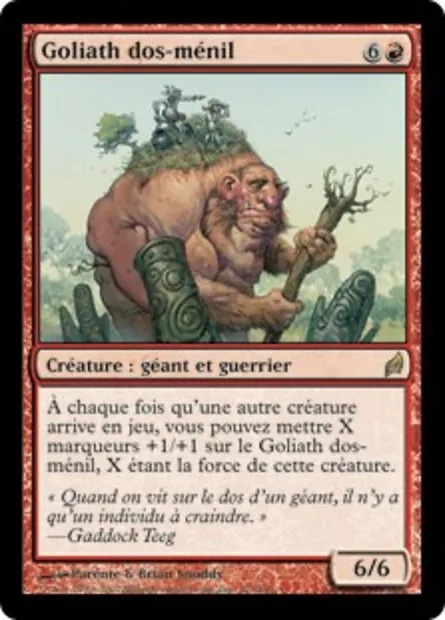 Goliath dos-ménil, carte Magic LRW 173 — extension Lorwyn
