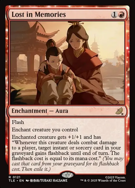 Lost in Memories, Magic card TLE 121 — Avatar: The Last Airbender Eternal set