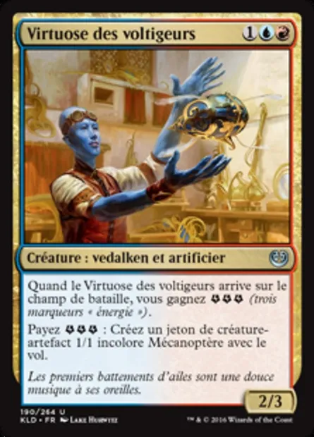 Virtuose des voltigeurs, carte Magic KLD 190 — extension Kaladesh