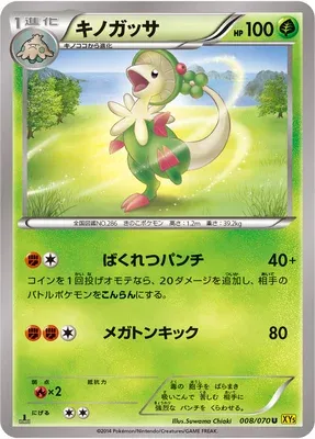 Chapignon, carte Pokémon XY5A 008 — extension Gaia Volcano