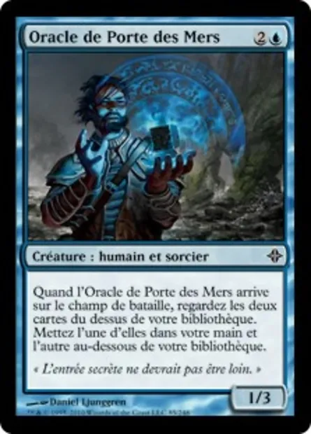 Oracle de Porte des Mers, carte Magic ROE 85 — extension L'ascension des Eldrazi