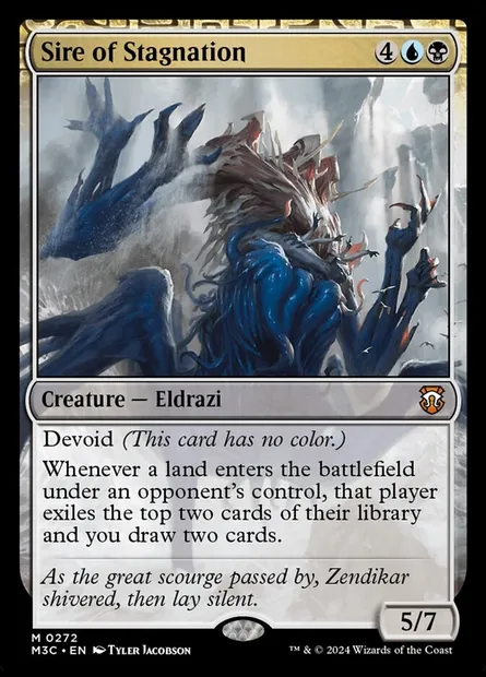 Sire of Stagnation, Magic card M3C 272 — Modern Horizons 3 Commander set