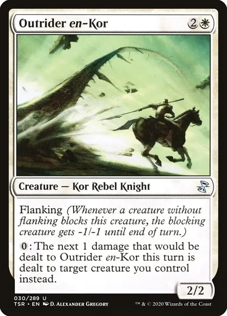 Outrider en-Kor, Magic card TSR 30 — Time Spiral Remastered set