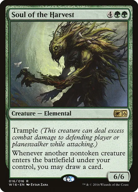 Soul of the Harvest, Magic card W16 16 — Welcome Deck 2016 set