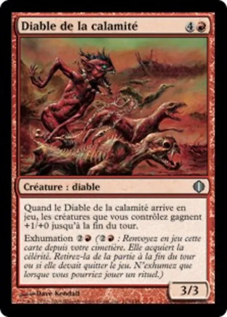 Diable de la calamité, carte Magic ALA 113 — extension Les éclats d'Alara