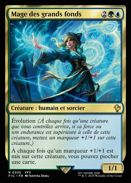 Mage des grands fonds, carte Magic FIC 325 — extension Final Fantasy Commander