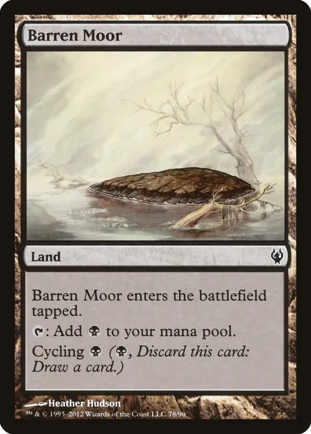 Barren Moor, Magic card DDJ 78 — Duel Decks: Izzet vs. Golgari set