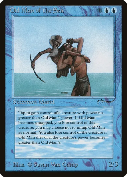 Old Man of the Sea, carte Magic ARN 18 — extension Arabian Nights