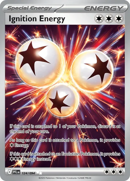 Ignition Energy, Pokémon card PFL 124 — Phantasmal Flames set