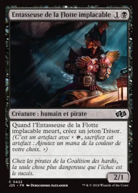 Entasseuse de la Flotte implacable, carte Magic J25 422 — extension Foundations Jumpstart