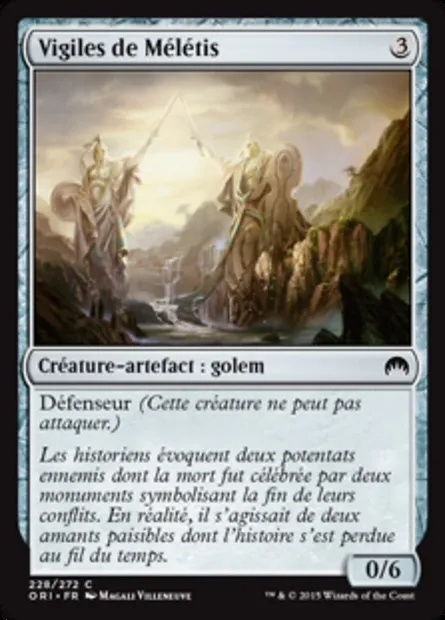 Vigiles de Mélétis, carte Magic ORI 228 — extension Magic Origines