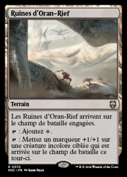 Ruines d'Oran-Rief, carte Magic M3C 370 — extension Modern Horizons 3 Commander